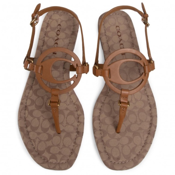 COACH Jeri Ltr-Signature Sandal - Picture 3 of 4